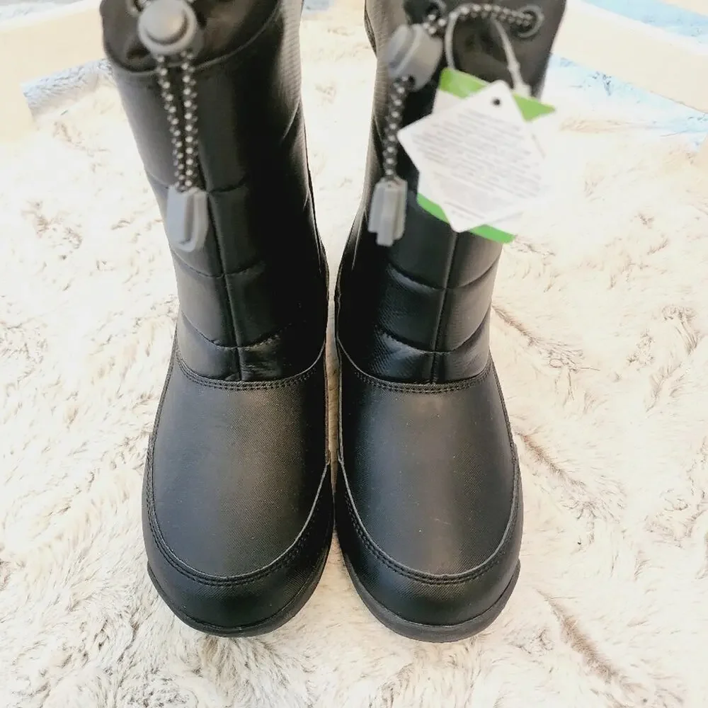 LANDS END NEW BLACK RAINBOOT SIZE 5M